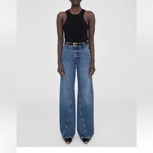 Anine Bing Black Short Sleeve Tee